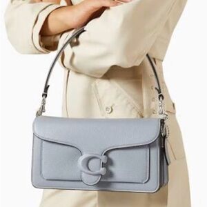 COACH Tabby 26 Pebble Leather Shoulder Crossbody Bag
